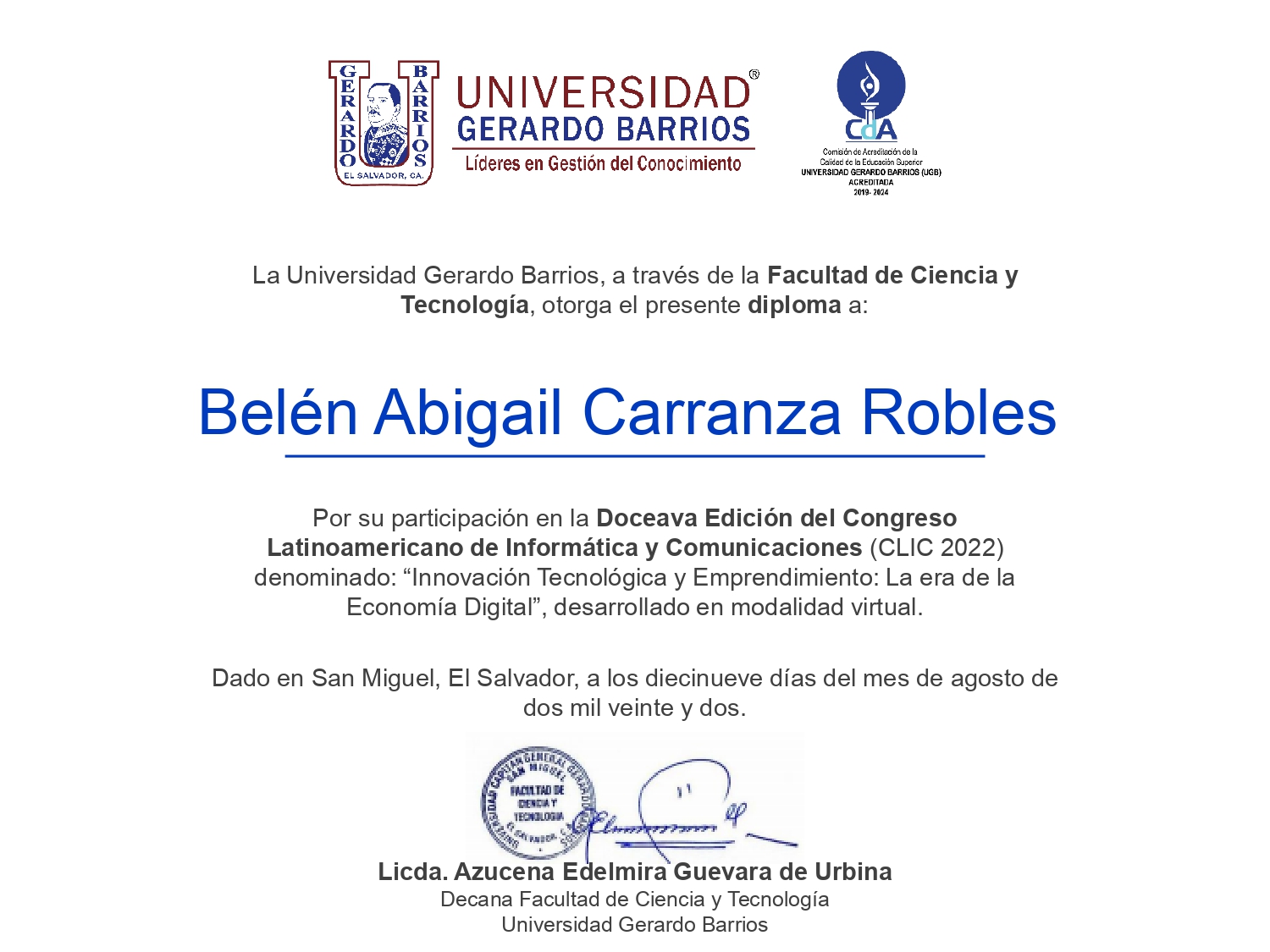 Certificado 10